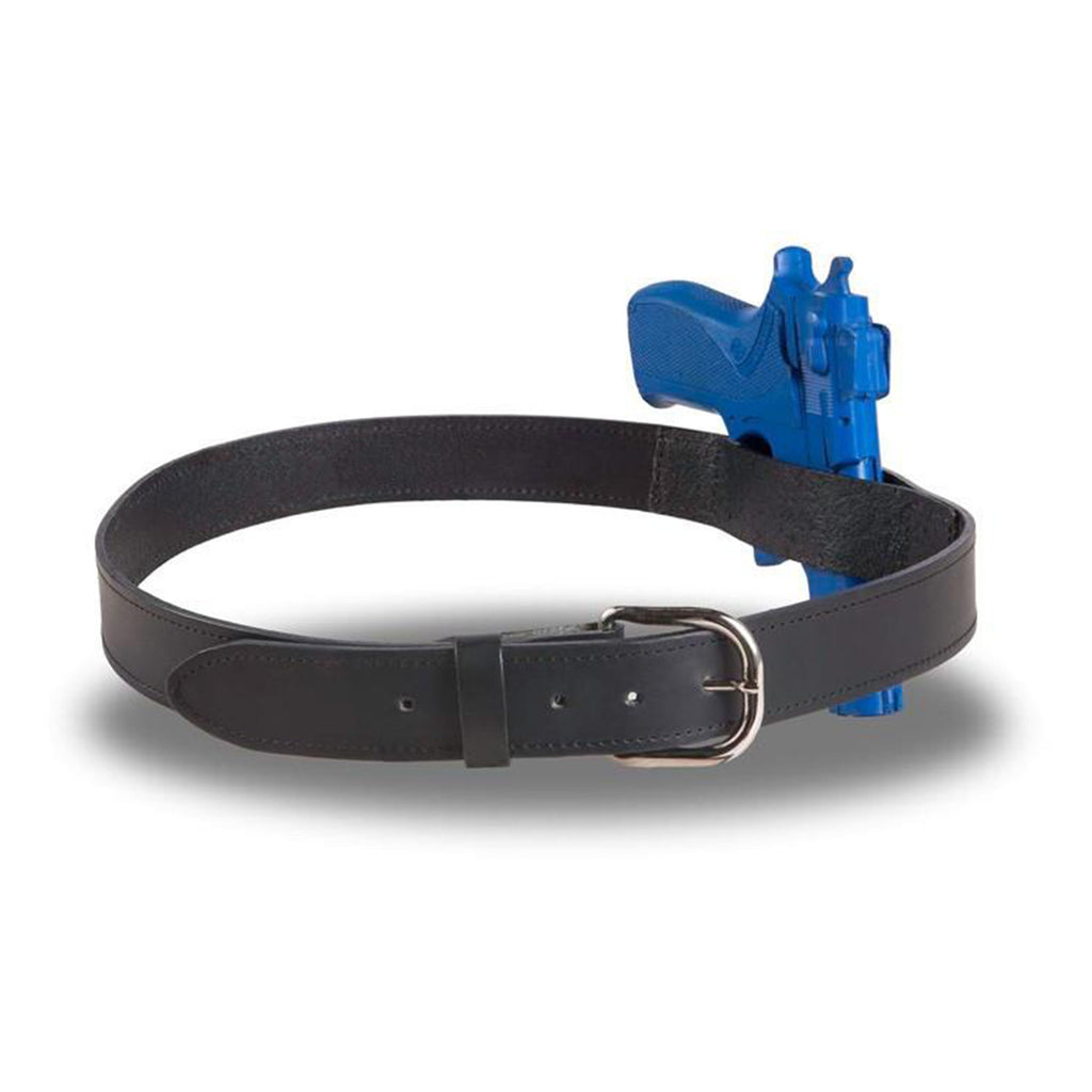 Kmioc Leather Gun Belt - 1.5 Inch Thick Full Grain Leather CCW Belt For Concealed Carry