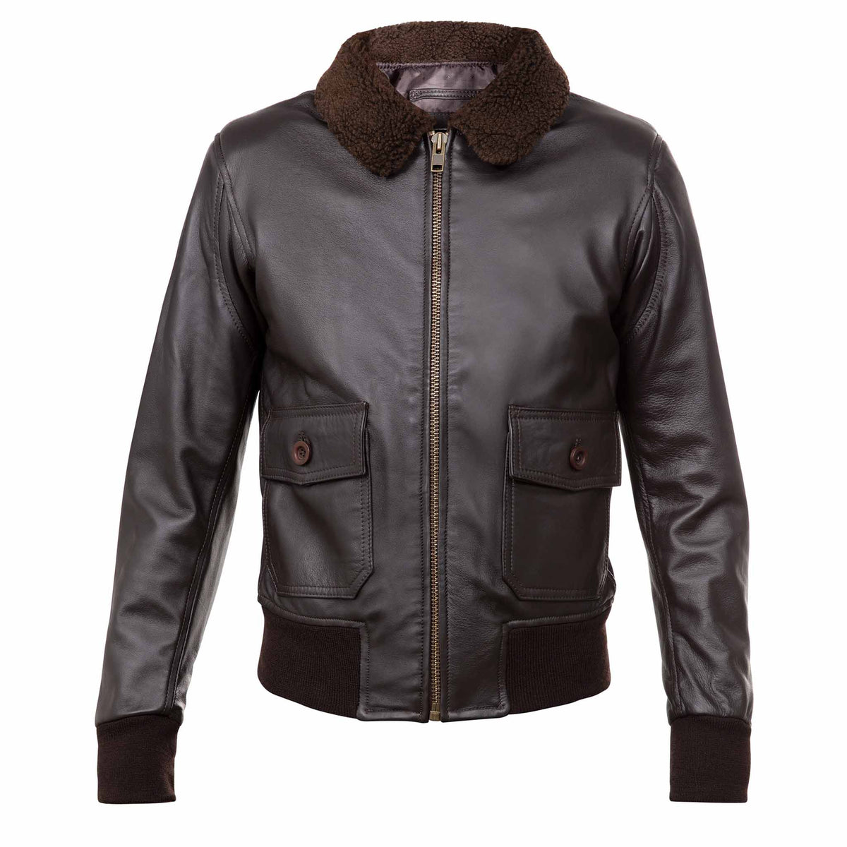 AAKAM ■ Western Collar Leather Jacket Kamel Leather Jacket
